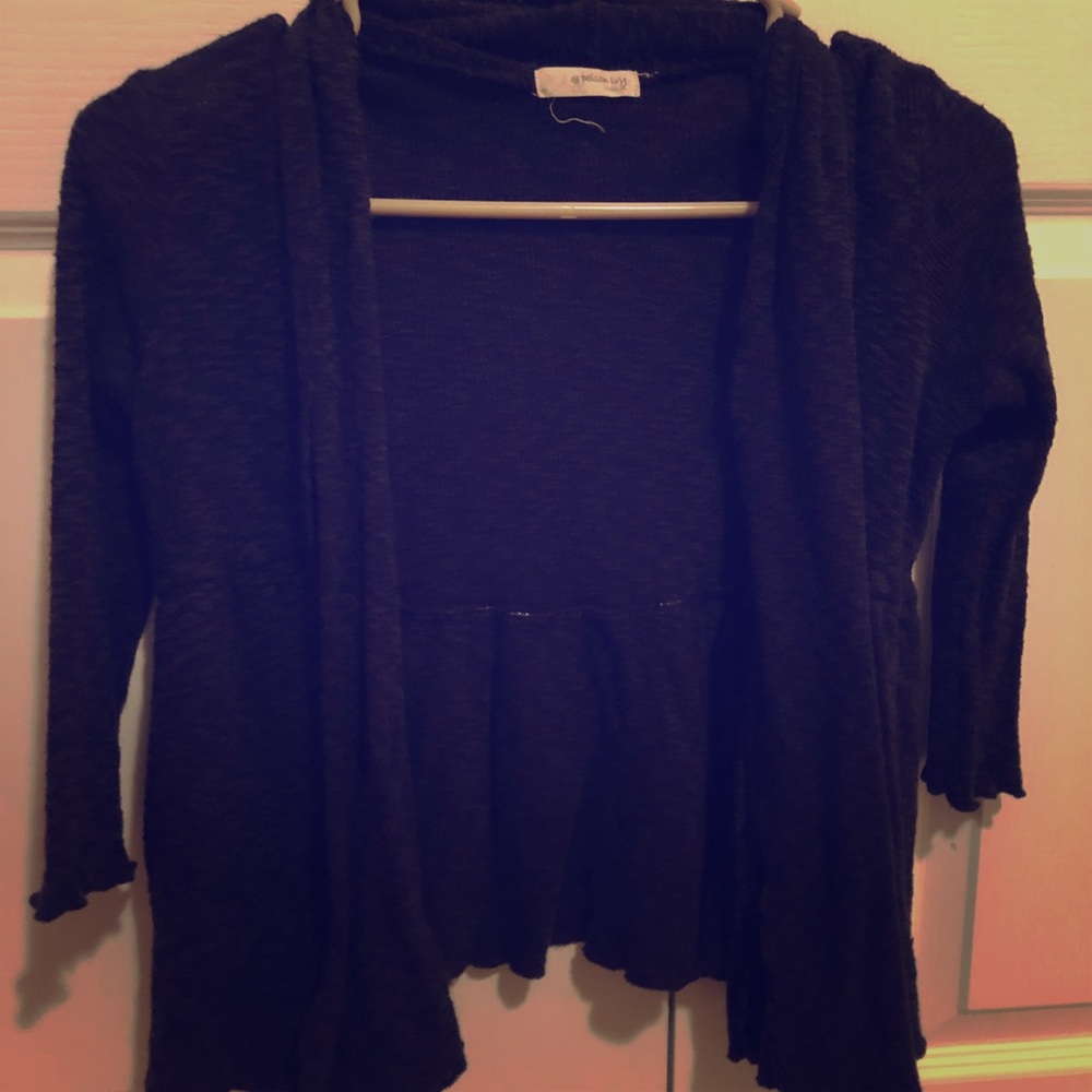 Black Buckle Cardigan